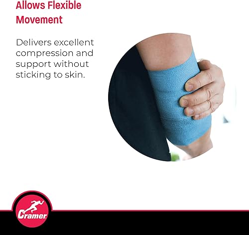 Miniatura 41 de Cramer Eco-Flex Self-Stick Stretch Tape, Cohesive Tape, Flexible Elastic Sports Tape, Athletic Training Room Supplies, Easy Tear & Self-Adherent