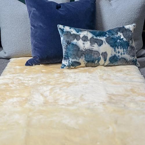 Miniatura 8 de Sofsheep - Funda de colchón grande de piel de oveja médica, funda de colchón de cama médica, 32 pulgadas de ancho por 72 pulgadas de largo