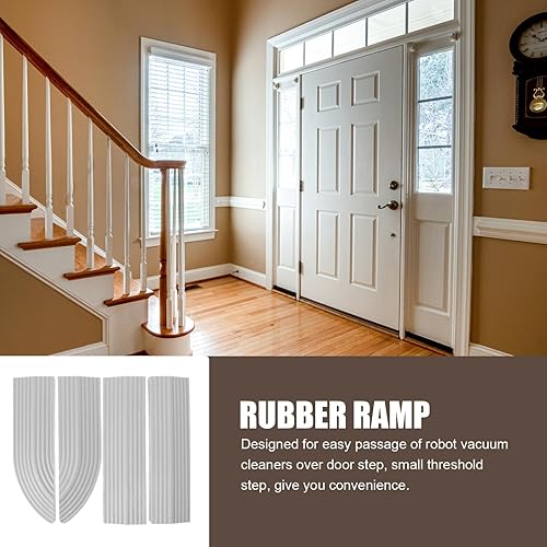 Miniatura 8 de 1 juego de alfombrilla de escalada robot para el hogar, rampas para umbral del hogar, rampa de paso de puerta, rampa de entrada, rampa de barrido,