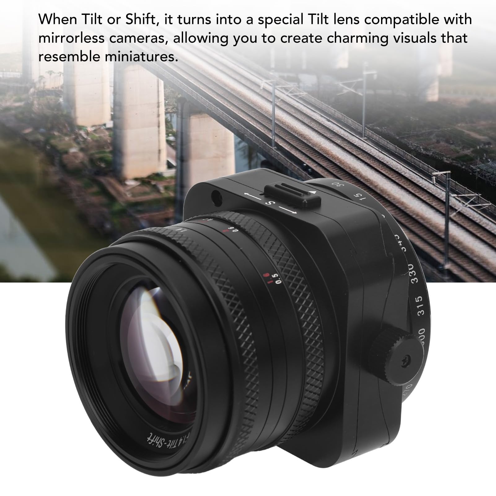 Objectif Principal à Mise au Point Manuelle 50 Mm F1.4 pour Monture E, Objectif Fixe Standard à Grande Ouverture MF pour Appareils Photo X A3 X A5 X A7 X M1 X M2