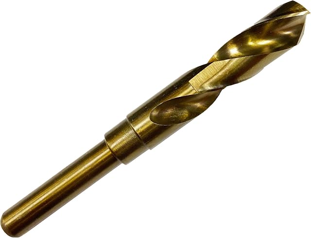 SDTOOLS Premium Quality 14-20mm Reduced Shank 13mm HSS Cobalt 5% Metal Twist Drill BIT Set- Drilling Stainless Steel & Hard Steel Metal Wood Aluminium Plastic (1, 19mm x 151mm)