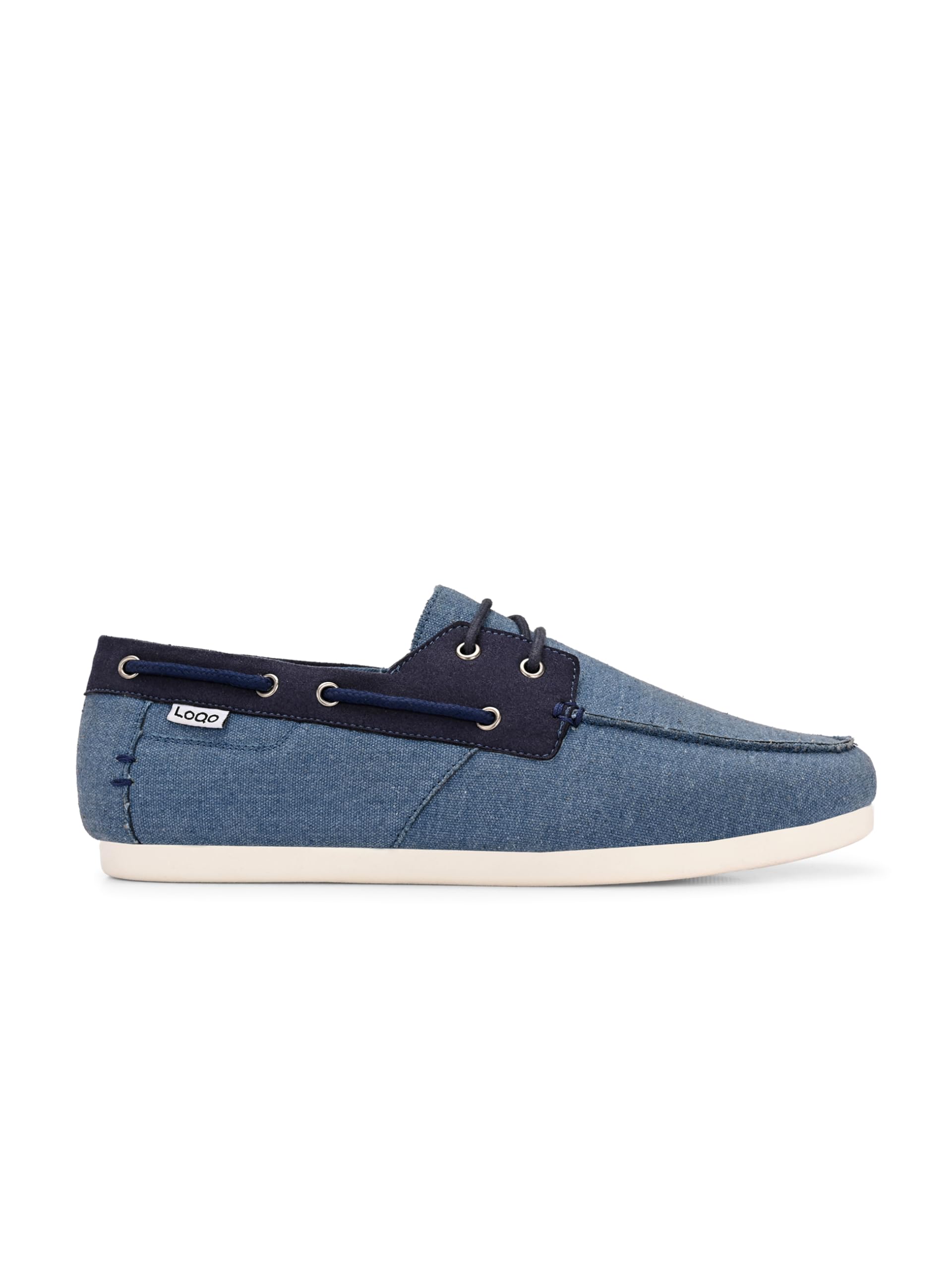loqo Men's Bolonia Coastal Blue Boat Shoes-picture-20