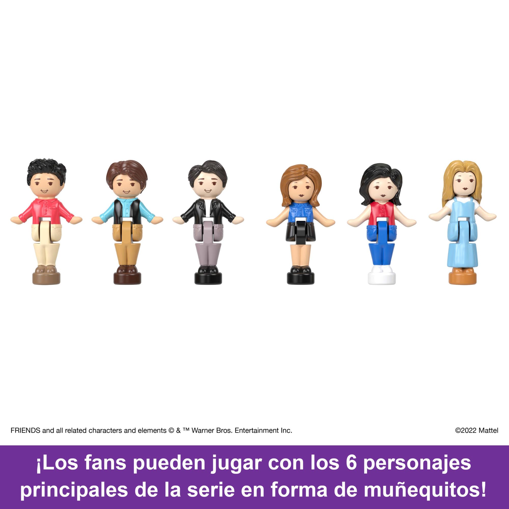 Polly Pocket Conjunto de Juego, Estuche de Friends con 6 muñecos y 9 Accesorios, HKV74 - 4