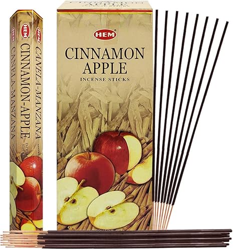 Miniatura 2 de Varillas de incienso de manzana y canela, soporte para varillas de incienso, paquete Insence Insense Hem