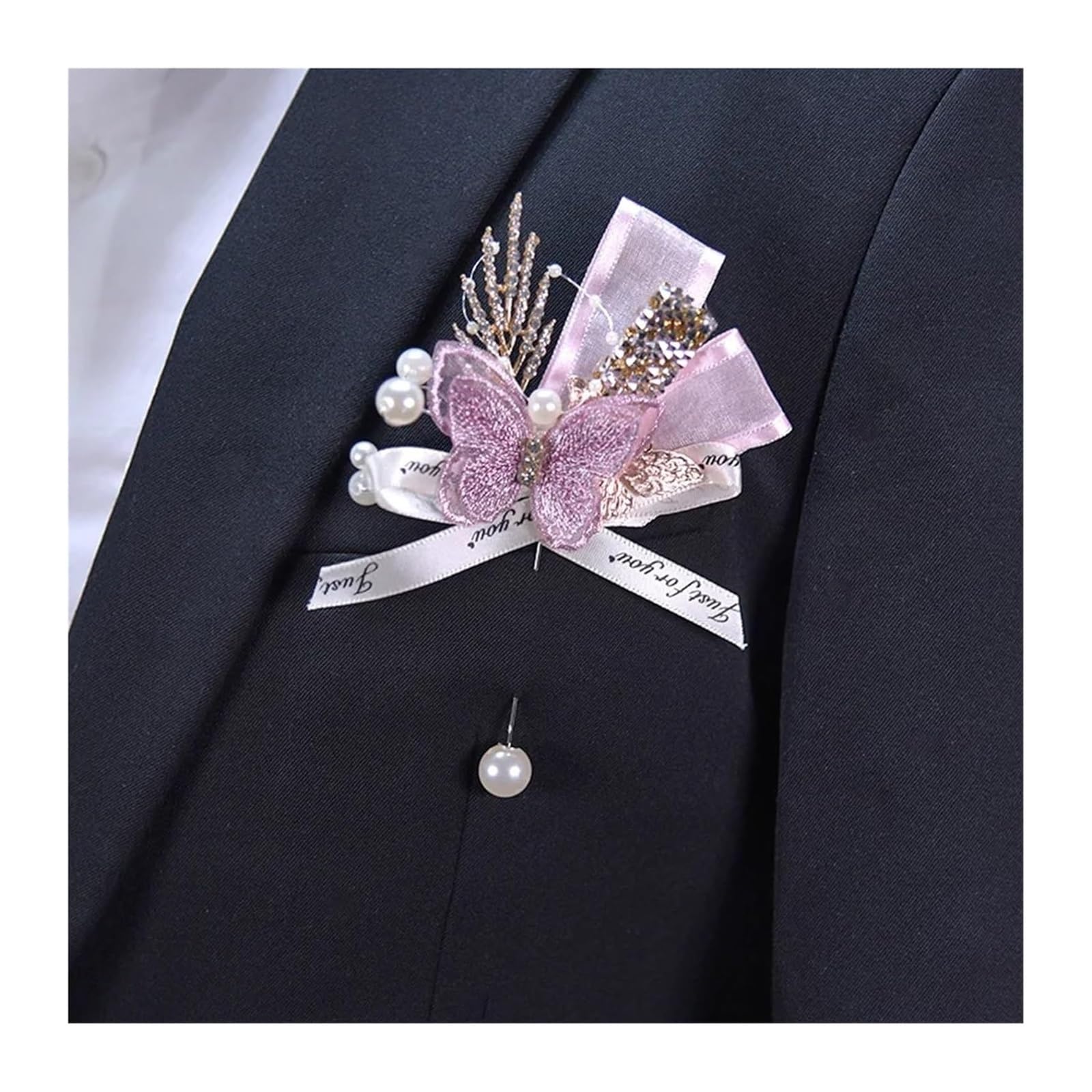 Bracelet floral pour femme et corsage de poignet de demoiselle d'honneur chic