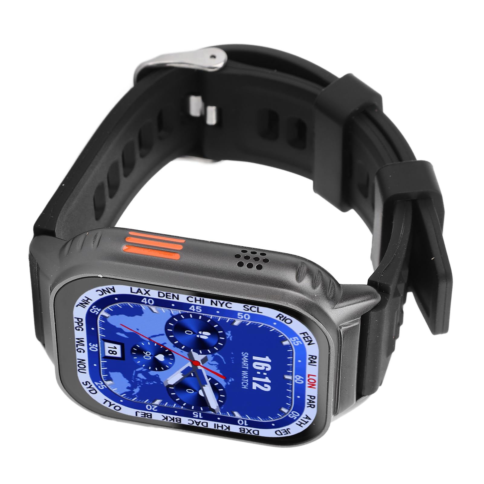 Fafeicy Smart Watch Touch Screen con Display IPS da 2,01 Pollici, (BLACK)