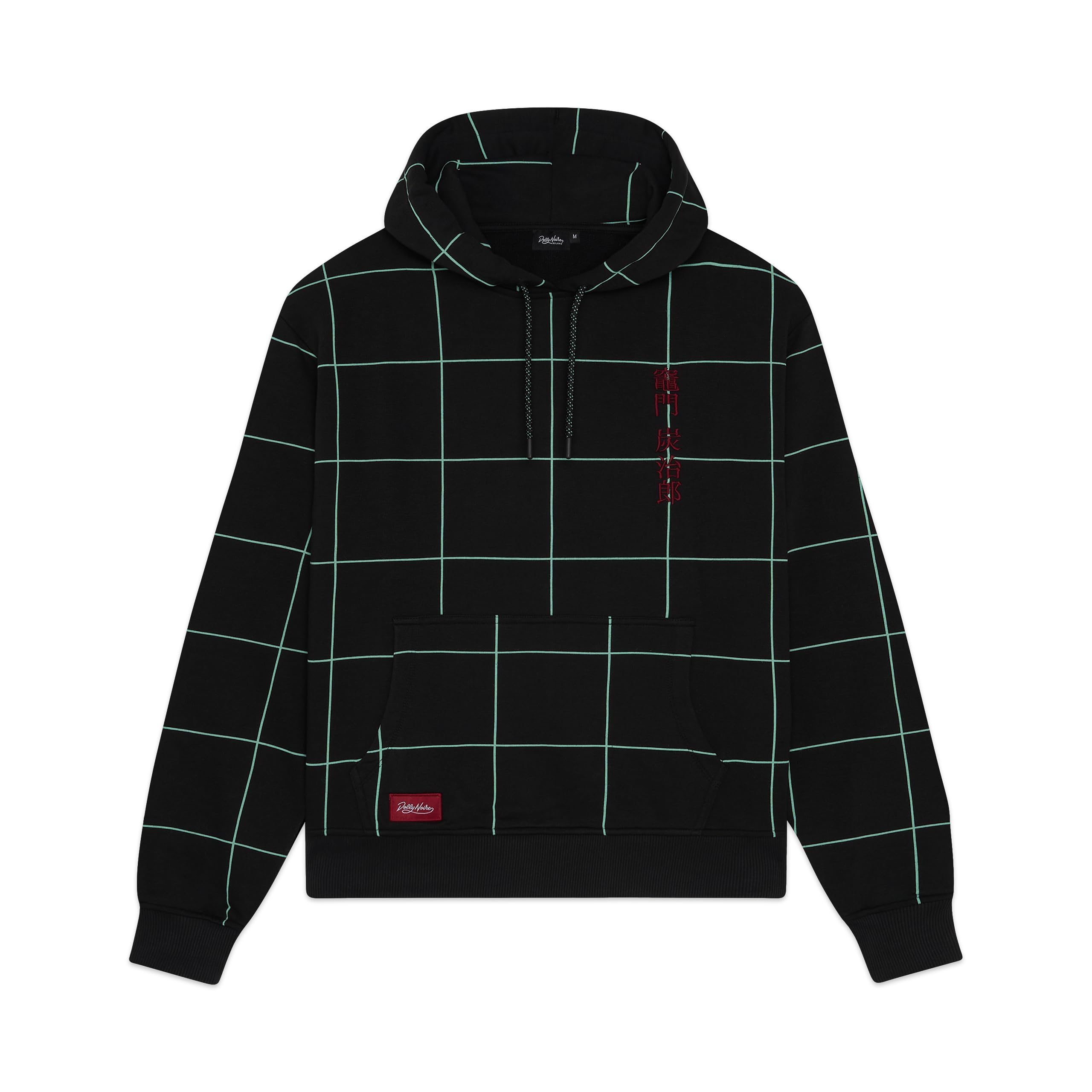 Sudadera Kamado Tanjiro Negro para eventos de anime y quedadas urbanas con amigos 8