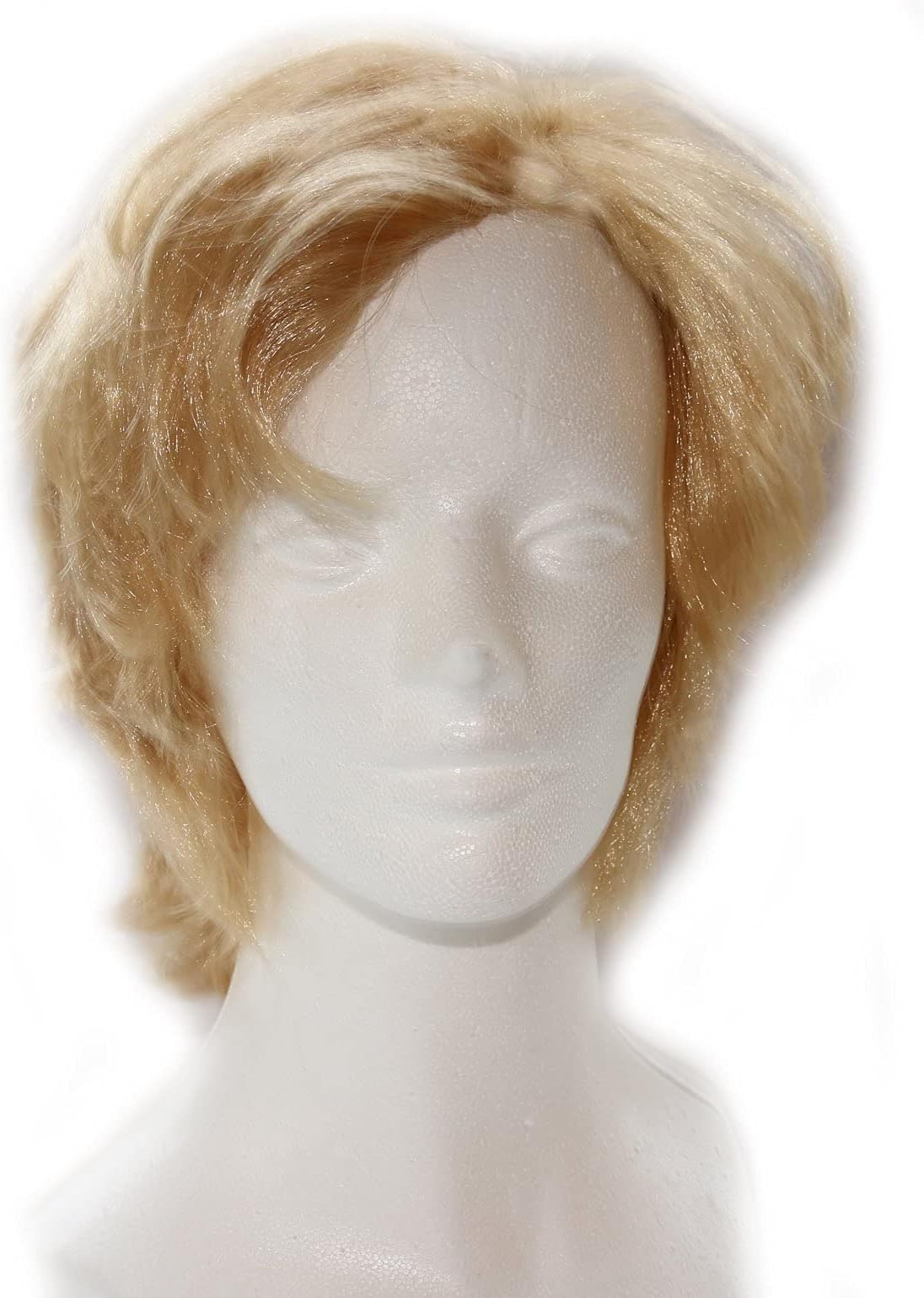 City Costume Wigs Blonde Shag Wig for Men and Women | 70's Style Blonde Shaggy Mullet Wig For Adults Children