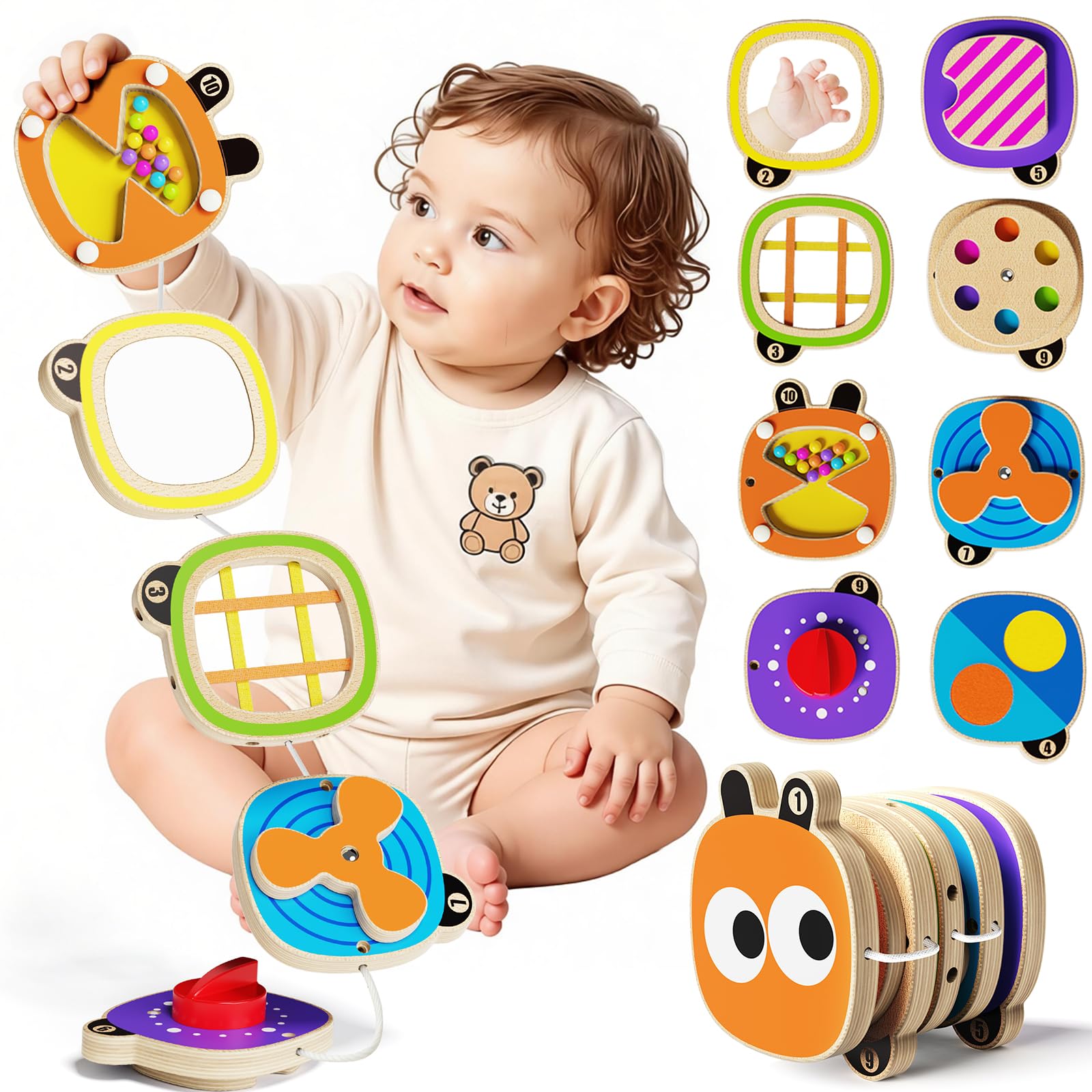 Baby Busy Board Toys for 1 Year Old, Montessori Toys for 1 2 3 Year Old — image 1