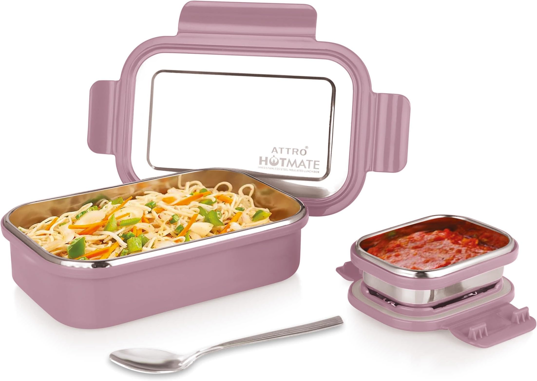 Buy Jaypee Ecosteel Sr Green 650 ml Lunch Box for School & Office