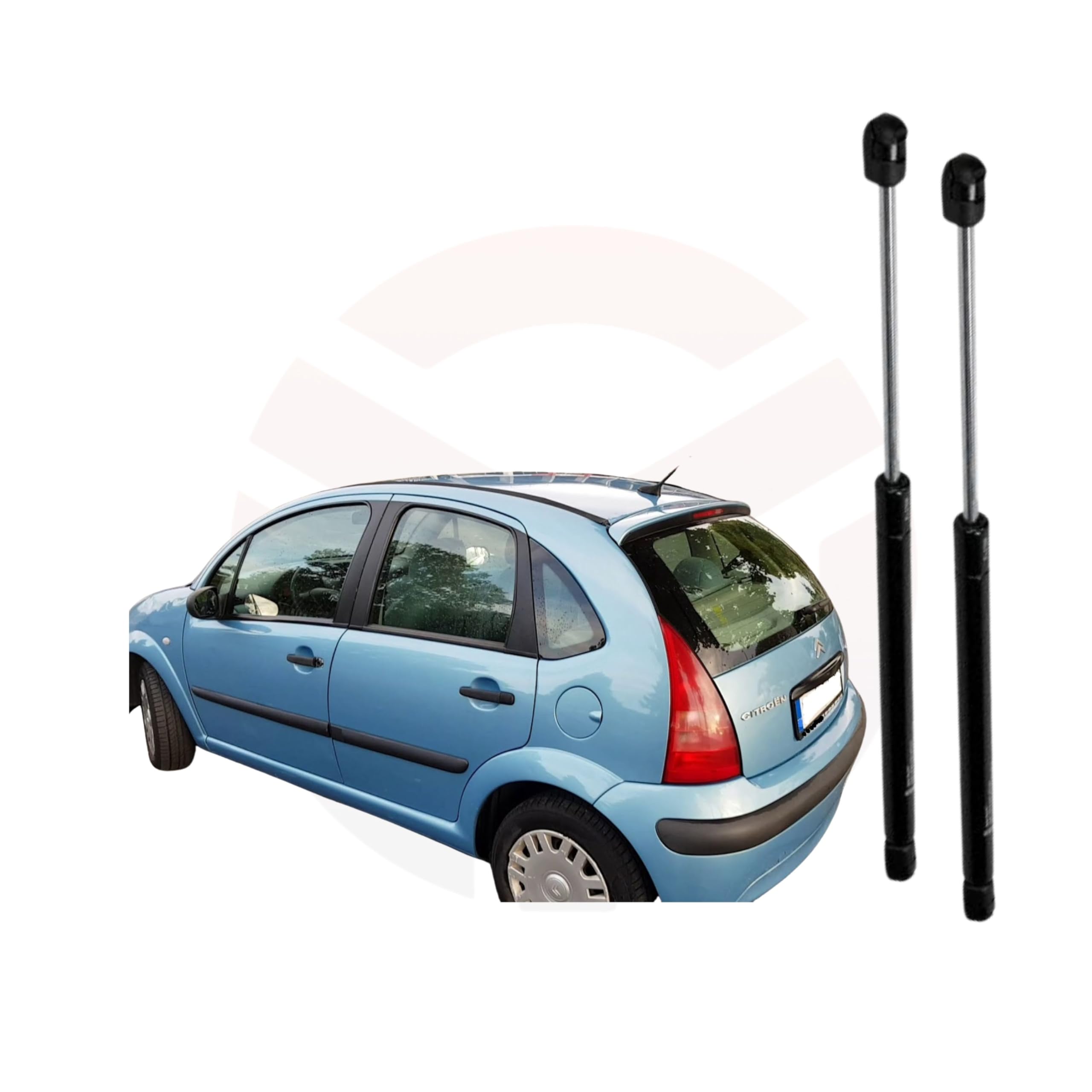 Coppia Molle a Gas Portellone Posteriore Compatibile con Citroen C3 2002-2009