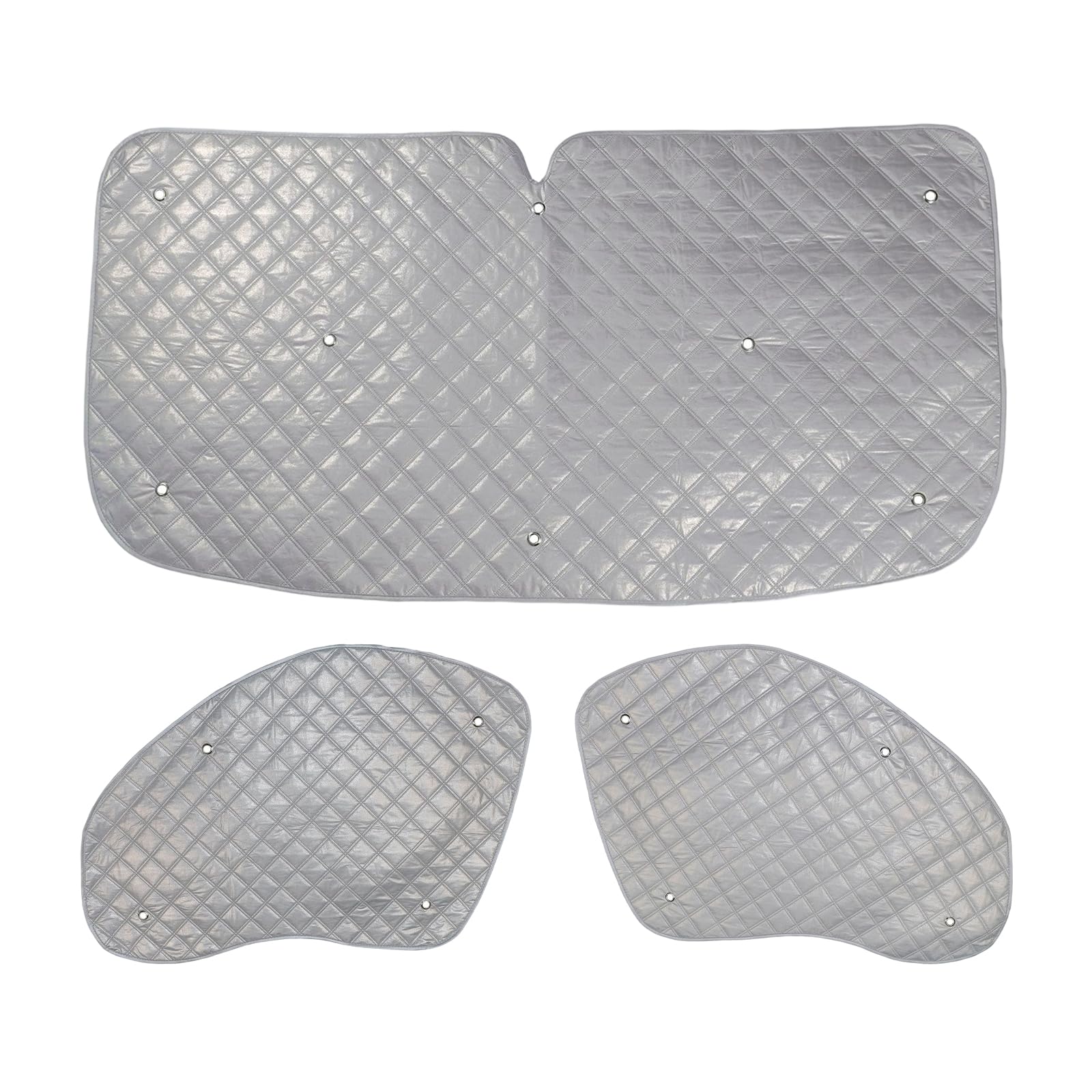 Tenda termica interna per Ford Transit MK7, 3 pezzi, copertura isolata per parabrezza, parasole per finestrino auto, riflettente UV, copertura invernale per la privacy, per camper e camper (per Ford