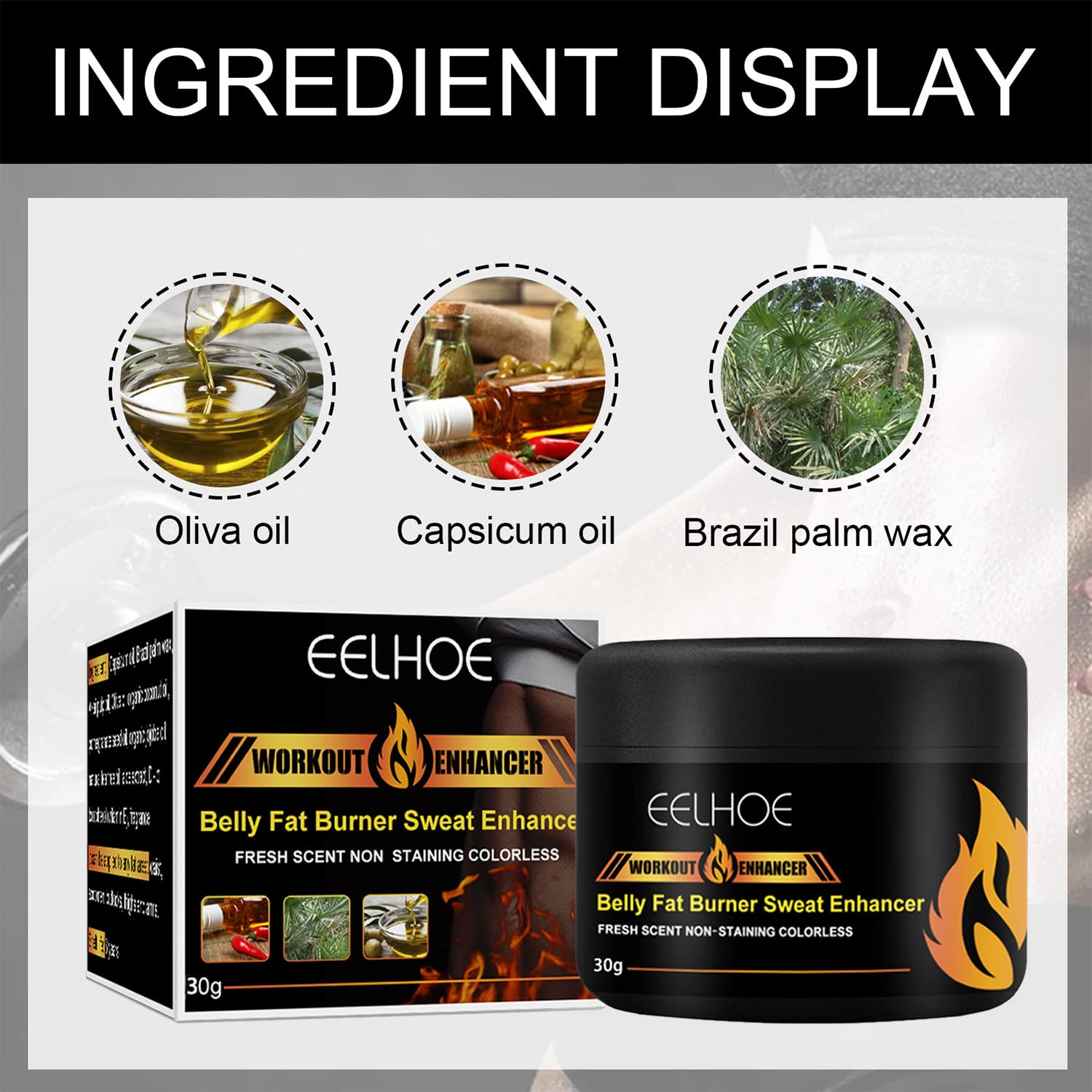 Anti Belly Cream, Fat Burner, Hot Cream, Firming Muscle Slimming Cream, Slimming Cream - Image 3