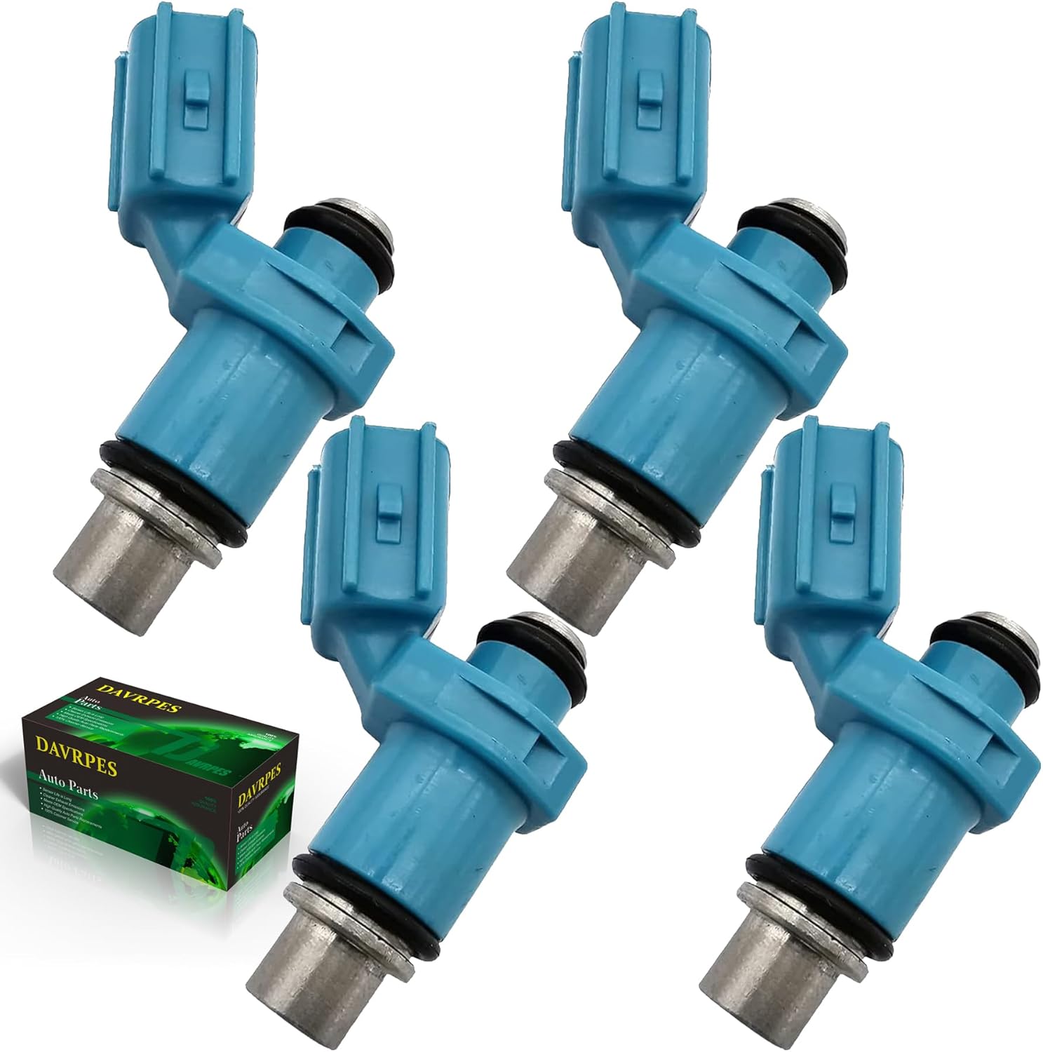 4PCS 6C5-13761-00-00 Fuel Injector Fuel Spray Nozzle 10 Holes Disc Engine For Yamaha 40 50 60 HP 4 Stroke 50 60 HP 2 Stroke Replace#6C5137610000｜6C513761｜6C5-13761-00