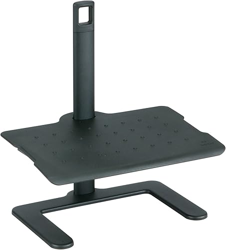Safco 2129BL Reposapiés ajustable, negro, 20 pulgadas de ancho x 14.25 pulgadas de profundidad x 21.5 pulgadas de alto disponible en Yaxa Mexico