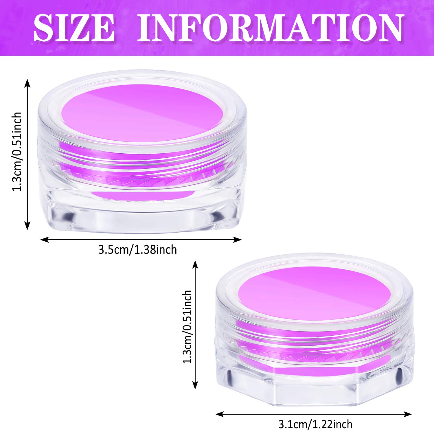 10 Pieces Diamond Painting Wax Storage Container Case with Glue Clay, Diamond Painting Glue Painting Glue Clay Organizer for Diamond Painting Embroidery Accessories (Purple)