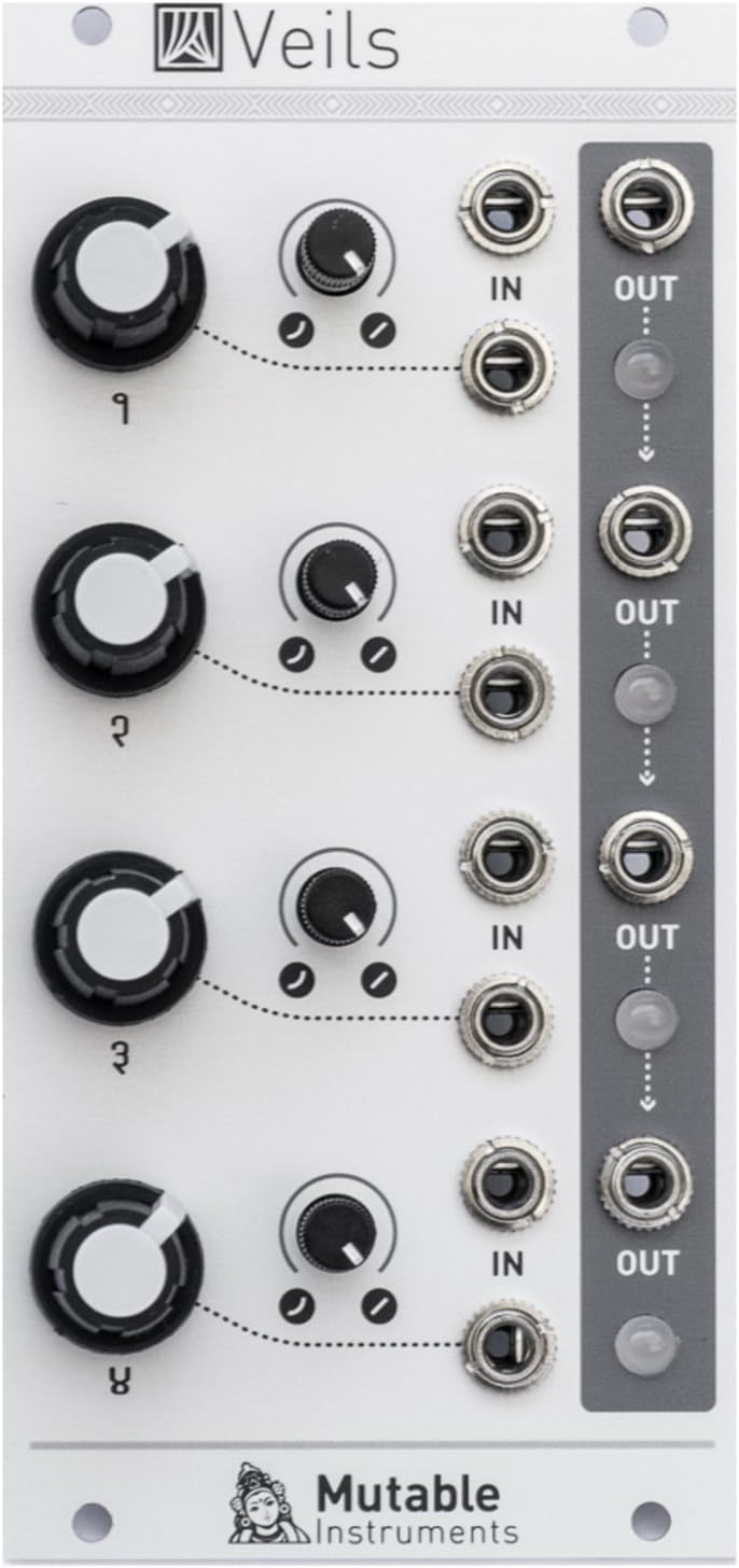 Mutable Instruments Veils Eurorack Module- Quad VCA