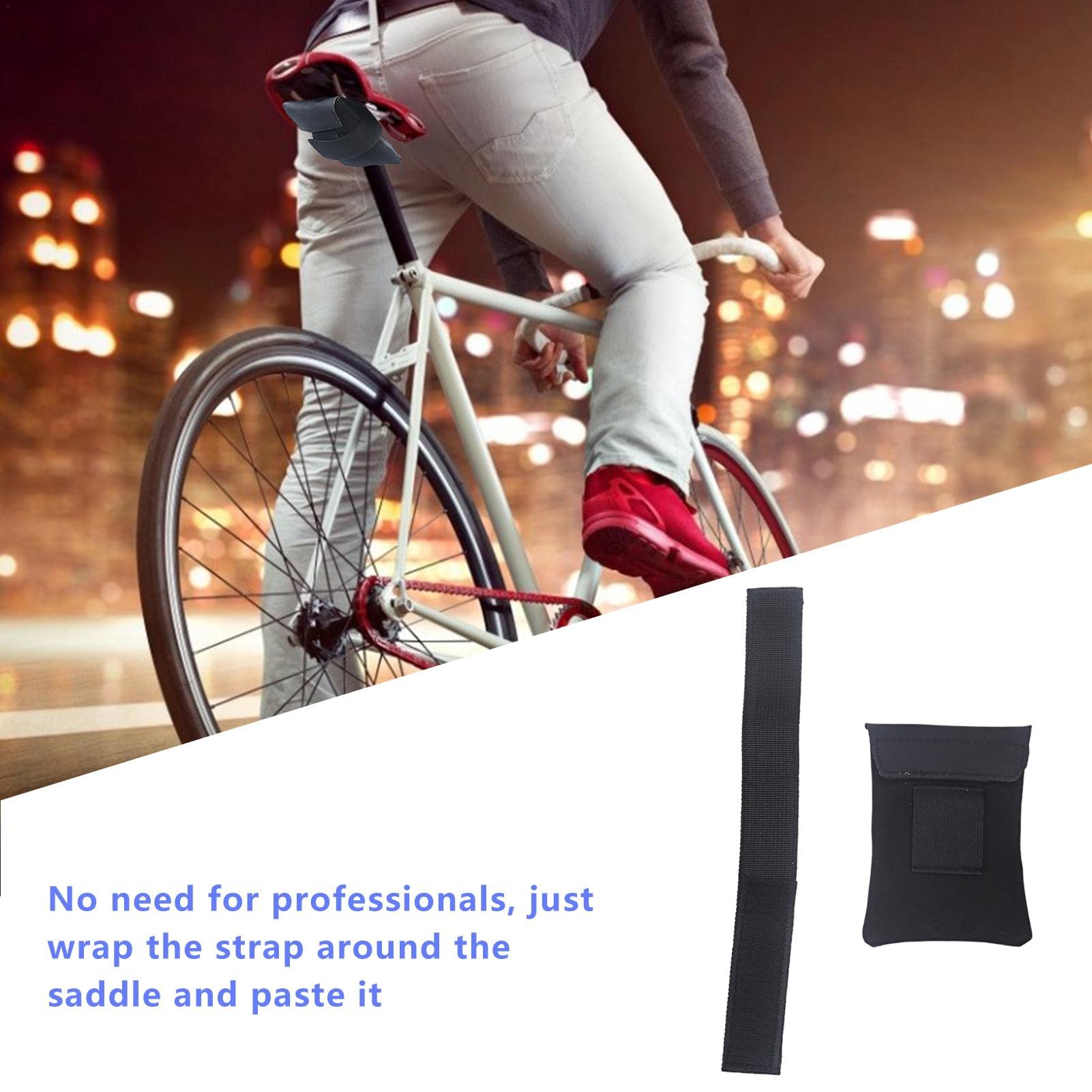 Amazon.co.jp: シート下の自転車サドルバッグ、超軽量サイクリング