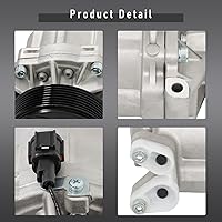 Vista 7 de Reemplazo del compresor de CA para Versa 2007-2012 para Tiida 2007-2015 CO 11155C 92600CJ60A 92600CJ60B 92600CJ60C