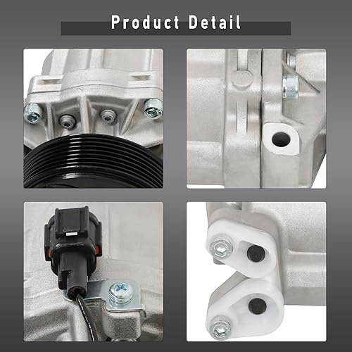 Miniatura 7 de Reemplazo del compresor de CA para Versa 2007-2012 para Tiida 2007-2015 CO 11155C 92600CJ60A 92600CJ60B 92600CJ60C