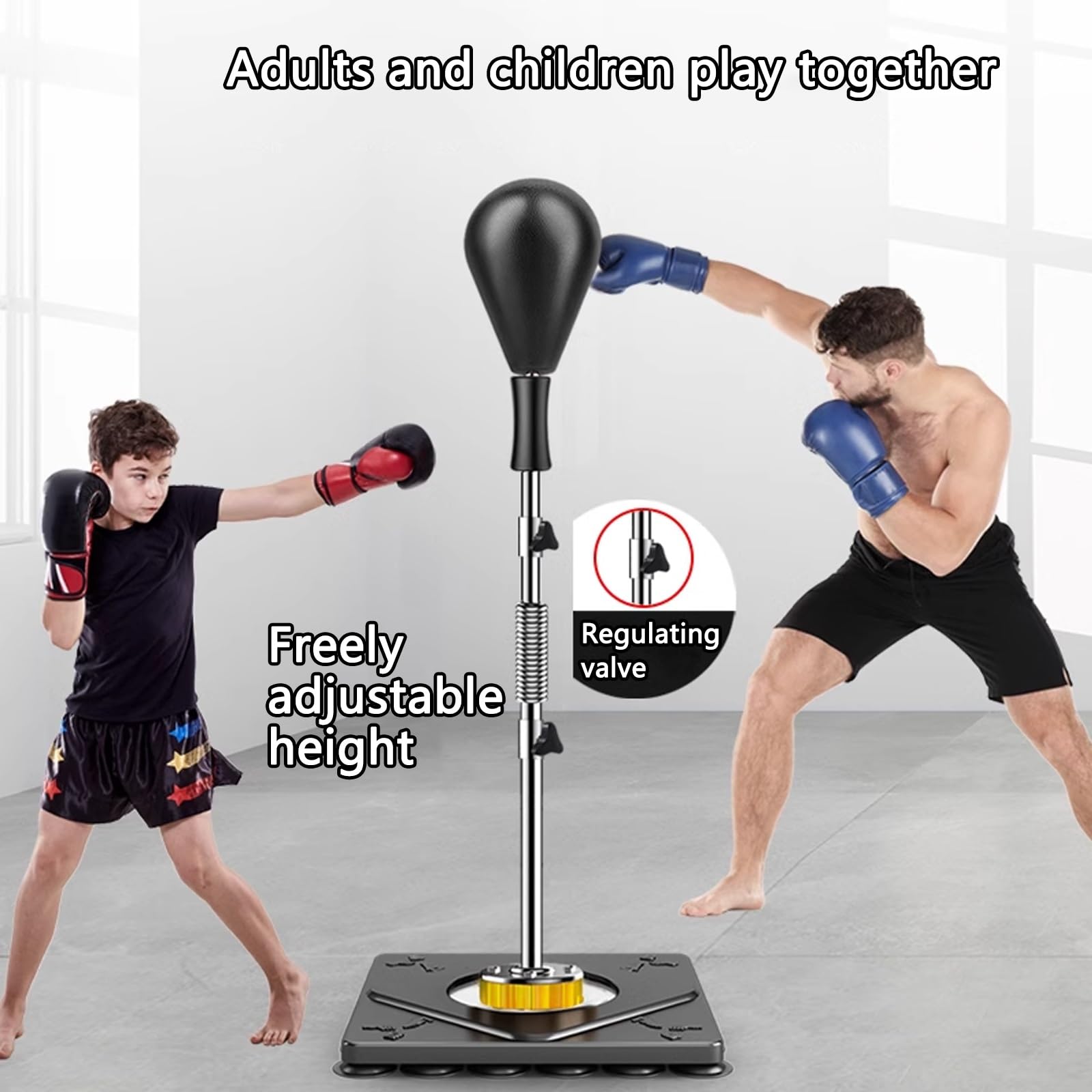 Boxball mit Ständer Steel Spring Solid Sphere Height Free Adjustment Boxball im Stehen Durable High Speed Rebound