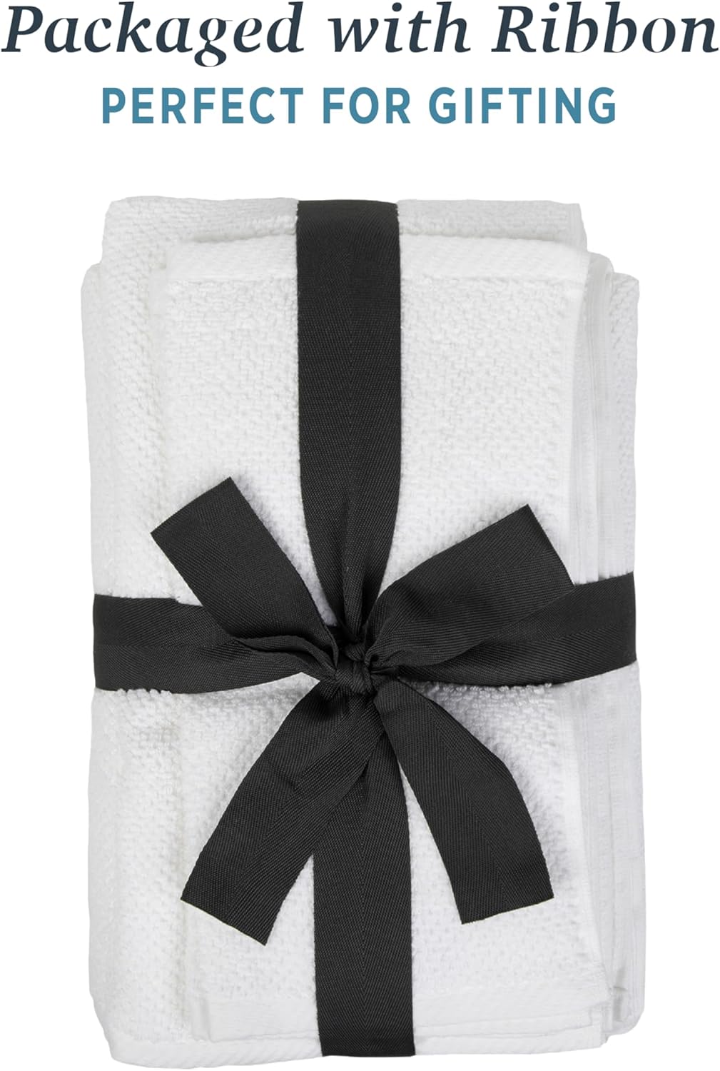 Welhome Franklin Premium 6 Pack Hand Towels Popcorn Textured White Bathroom Towels Hotel & Spa Towels for Bathroom Soft & Absorbent | 600 GSM 100% Cotton Hand Towels