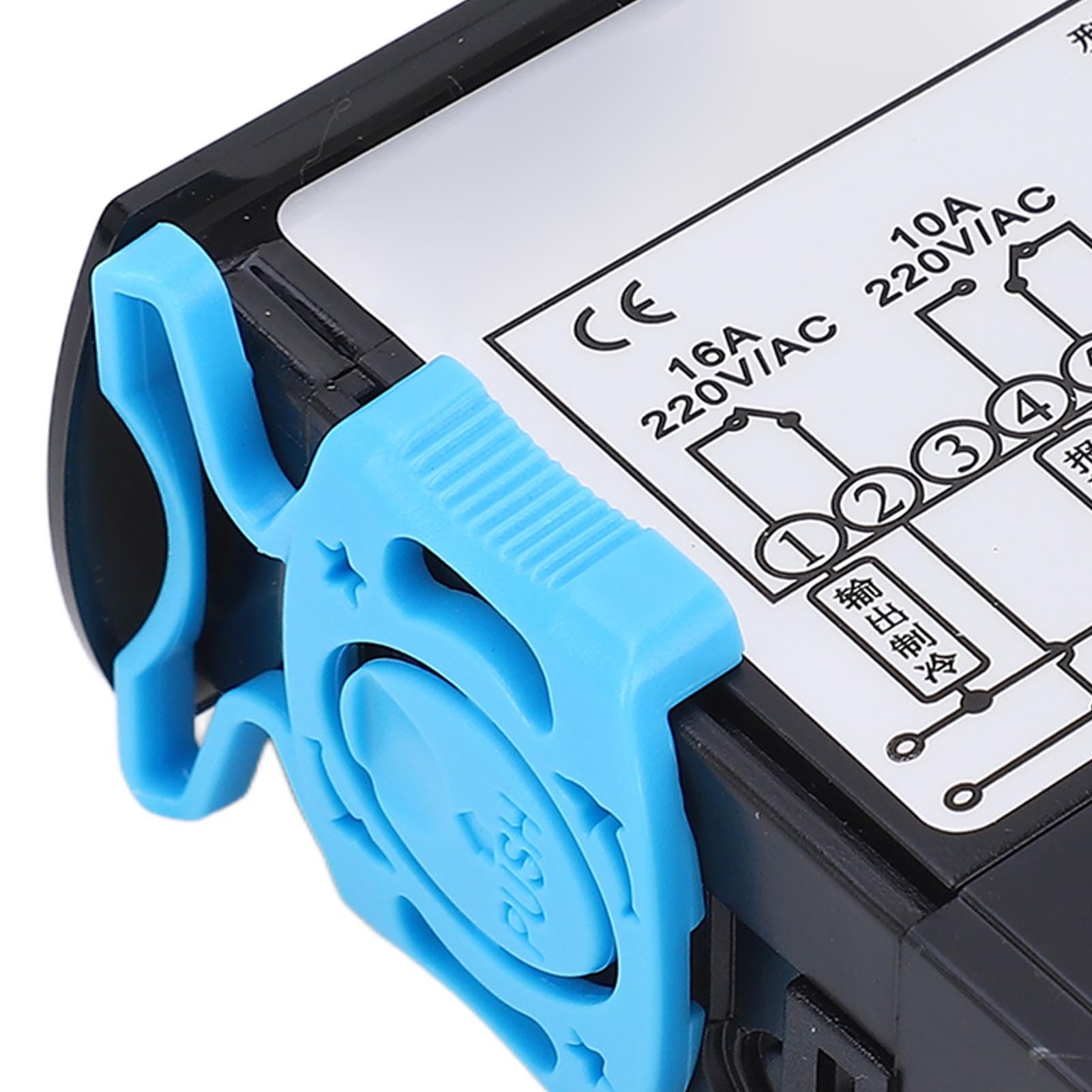 Regolatore di temperatura PID, termostato digitale touch screen con doppio display, riscaldamento di raffreddamento, CA 220 V, 10 A, per di raffreddamento