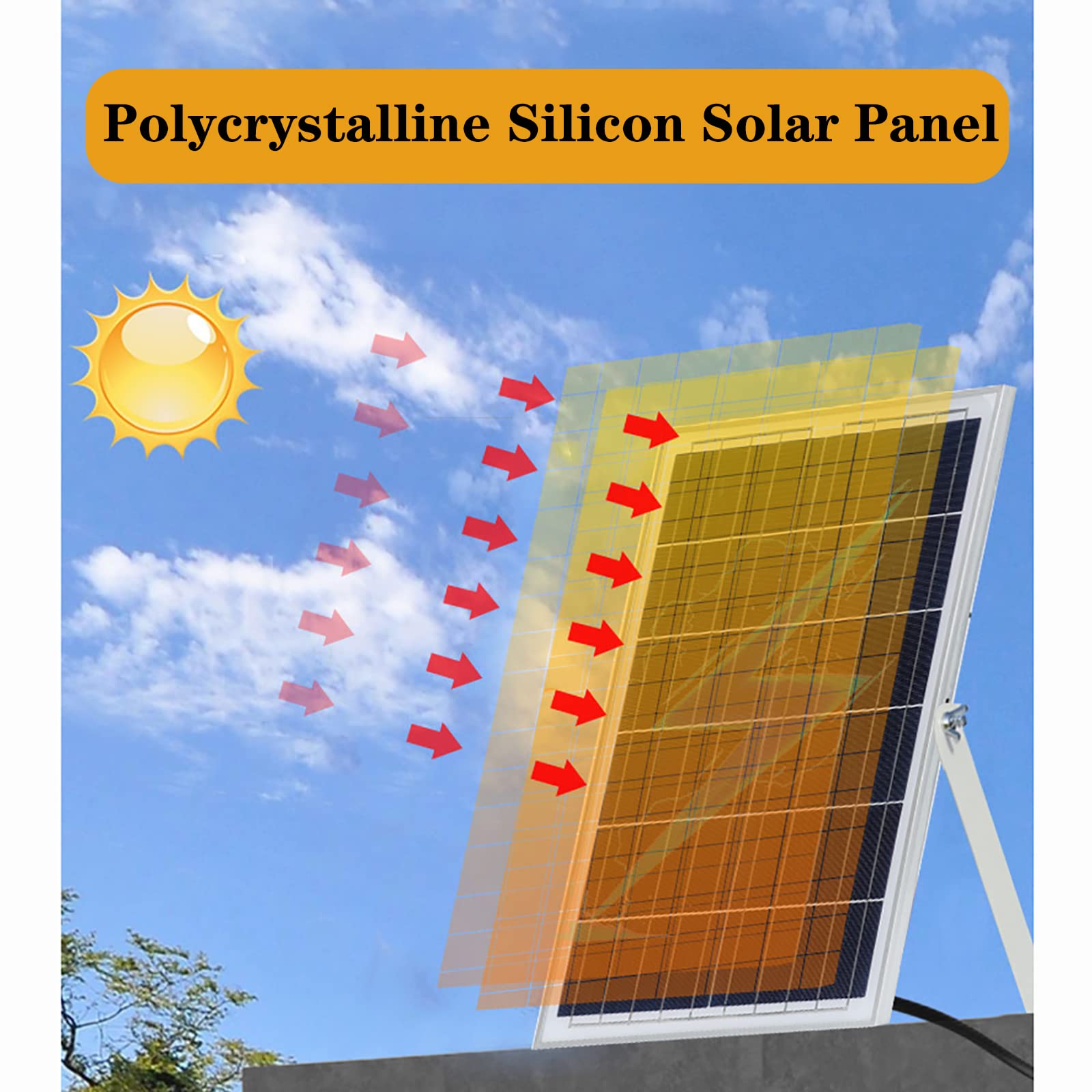 Solarne oświetlenie ogrodowe, z dużymi odblaskowymi perłami ze wszystkich stron, panel słoneczny o wysokiej wydajności z polikrystalicznego krzemu, wodoszczelność IP67, lampy solarne do auBen (120)