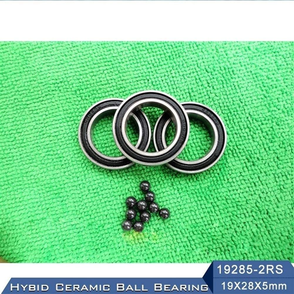 Roulement en céramique Hybride Pratique 19285 19285-2RS 19 * 28 * 5 mm ABEC-1 pédalier de vélo pièces de Rechange roulements à Billes MR1928 RS Si3N4