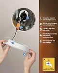 LVWIT 4 Inch 5CCT LED Downlight, 7W 700 Lumens Dimmable Pot Lights with Night Light, IC Rated Retrofit LED Recessed Lighting, 6 Pack (2700K/ 3000K/ 4000K/ 5000K/ 6000K- 5CCT)