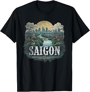 Retro Saigon Landscape Vintage Souvenir T-Shirt