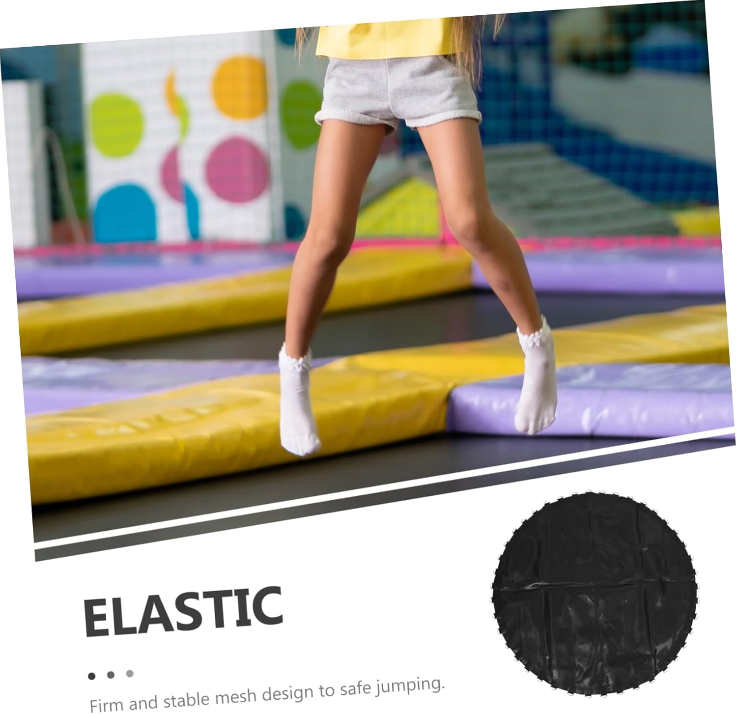 Trampoline Pad Outdoor Trampoline Mat Replacement Jumping Mat Stretchy Easy to Install and Remove