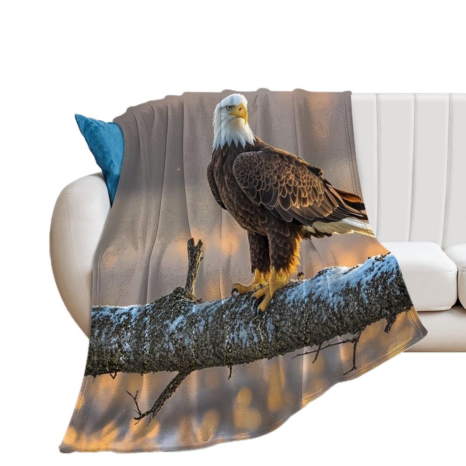 Couverture en flanelle chaude plaid cosy pour automne