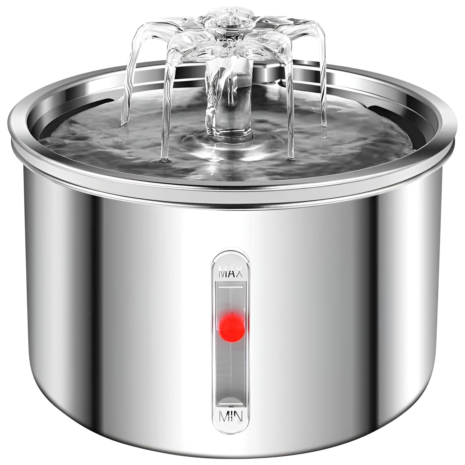 Premium 304 Stainless Steel Pet Water Fountain – Automatic Cat & Dog Water Dispenser with Smart Pump, Ultra-Quiet Design, 2L Large Capacity & Triple Filtration System for Healthier Hydration - image 3