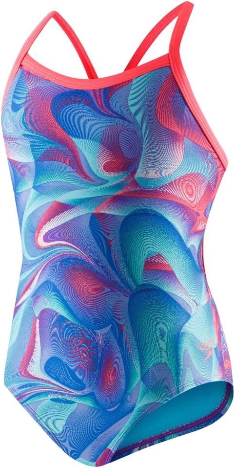 Speedo Women's Swimsuit One Piece Prolt Propel Back Printed-Discontinued