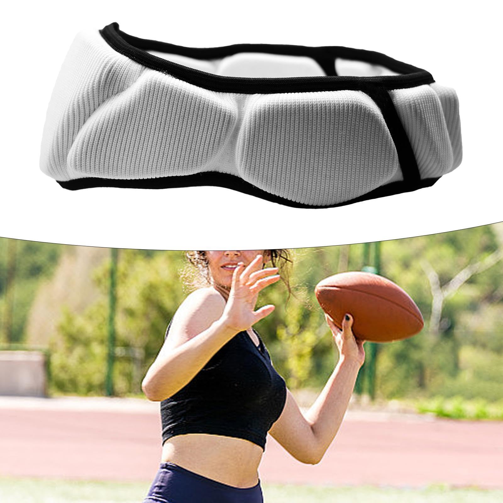 Casco da Rugby, Protezione per La Testa, Protezione dagli Impatti da Calcio, Fascia Morbida per La Protezione della Testa per Lanciatori di Club, Skat