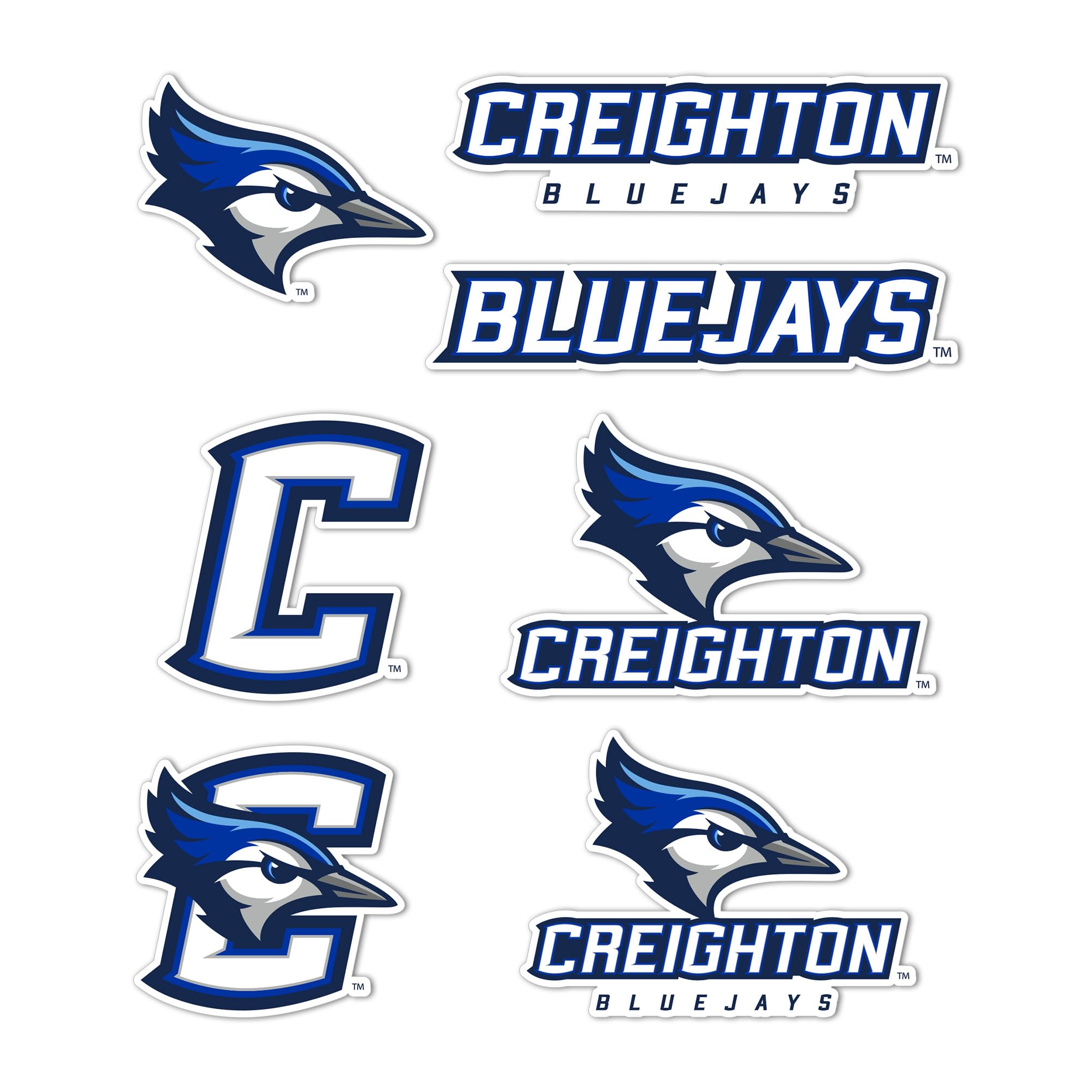 Sticker Creighton University rigide pour protéger et décorer une bouteille d'eau