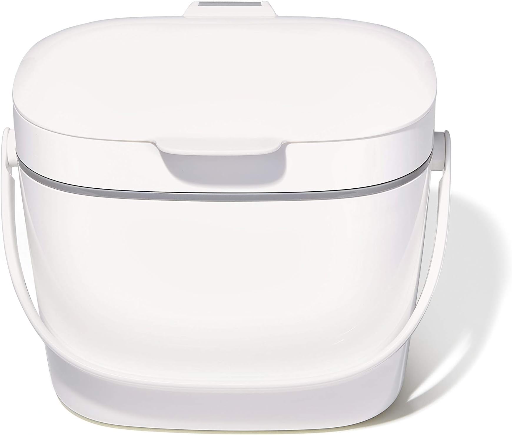 Good Grips EASY-CLEAN COMPOST BIN - WHITE - 1.75 GAL/6.62 L