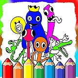 Coloring Pages Friend Rainbow