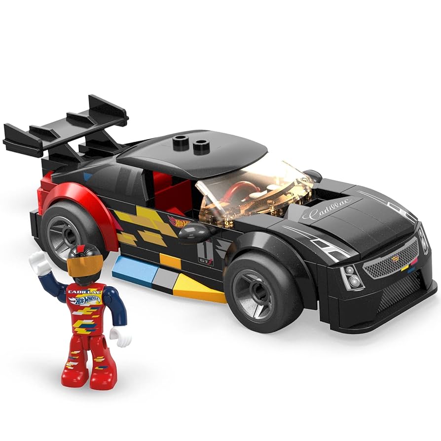 Amazon.com: MEGA Hot Wheels Building Toy Race Car Playset