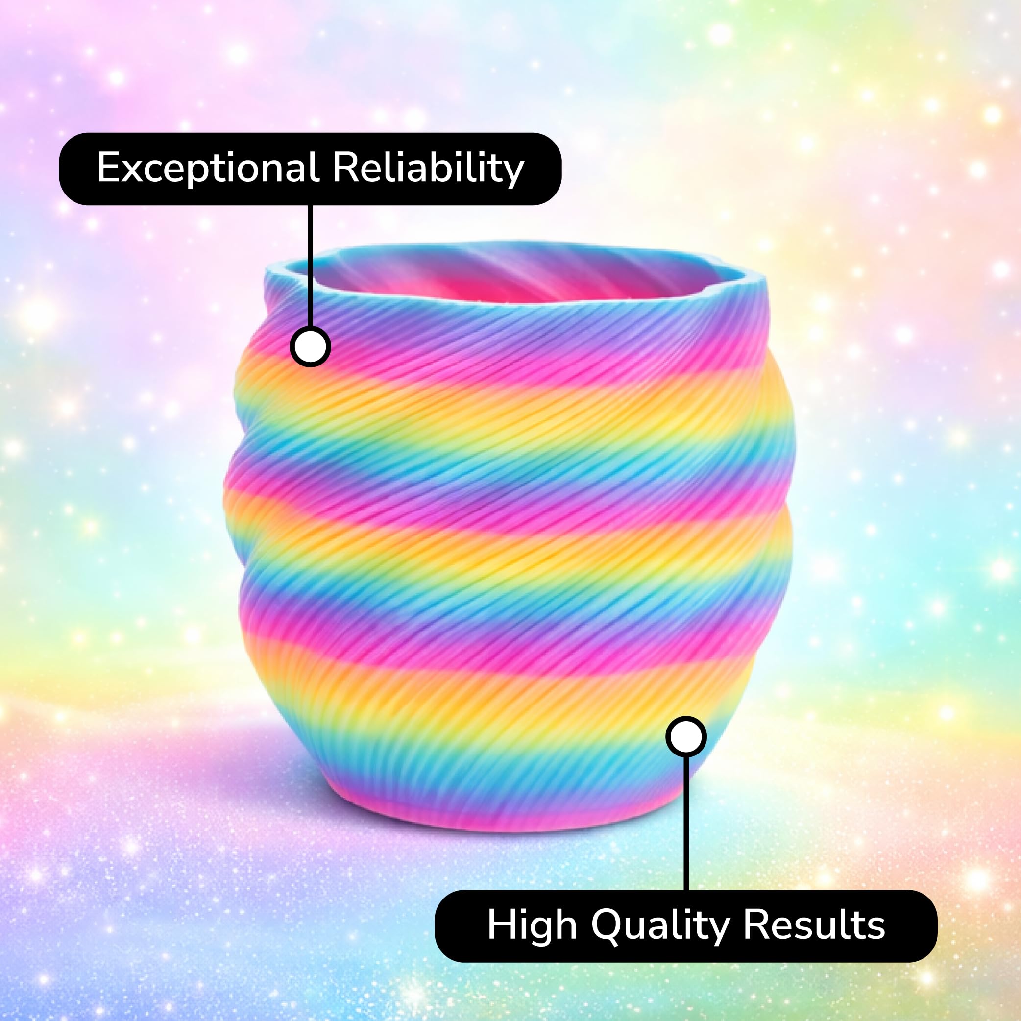 Polymaker Panchroma PLA Filament - Rainbow 3D Printing -5