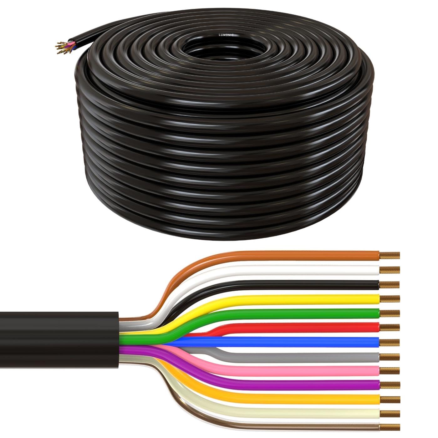 Câble automobile multiconducteur 13 fils 1.5mm² Lumonic 20m FLRYY pour faisceau électrique