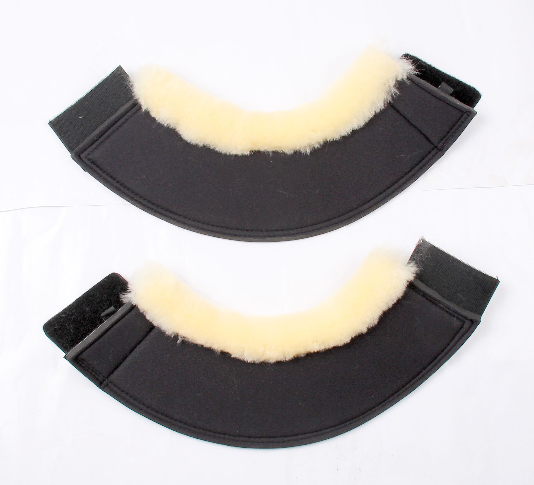 Equinate Denver S Lot De 2 Cloches Pour Sabots De Cheval En Néoprène Robuste Et Absorbant Les Chocs Protection Des Sabots Pour L'entraînement Et Les Tournois Noir