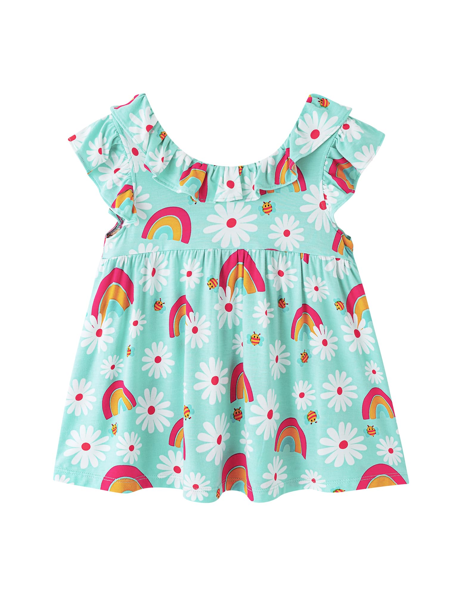 Baby Girl Sleeveless T-Shirts Toddler Infant Girls Tank Top T-Shirt Viscose from Bamboo Summer Cool Tees 3Months-5T