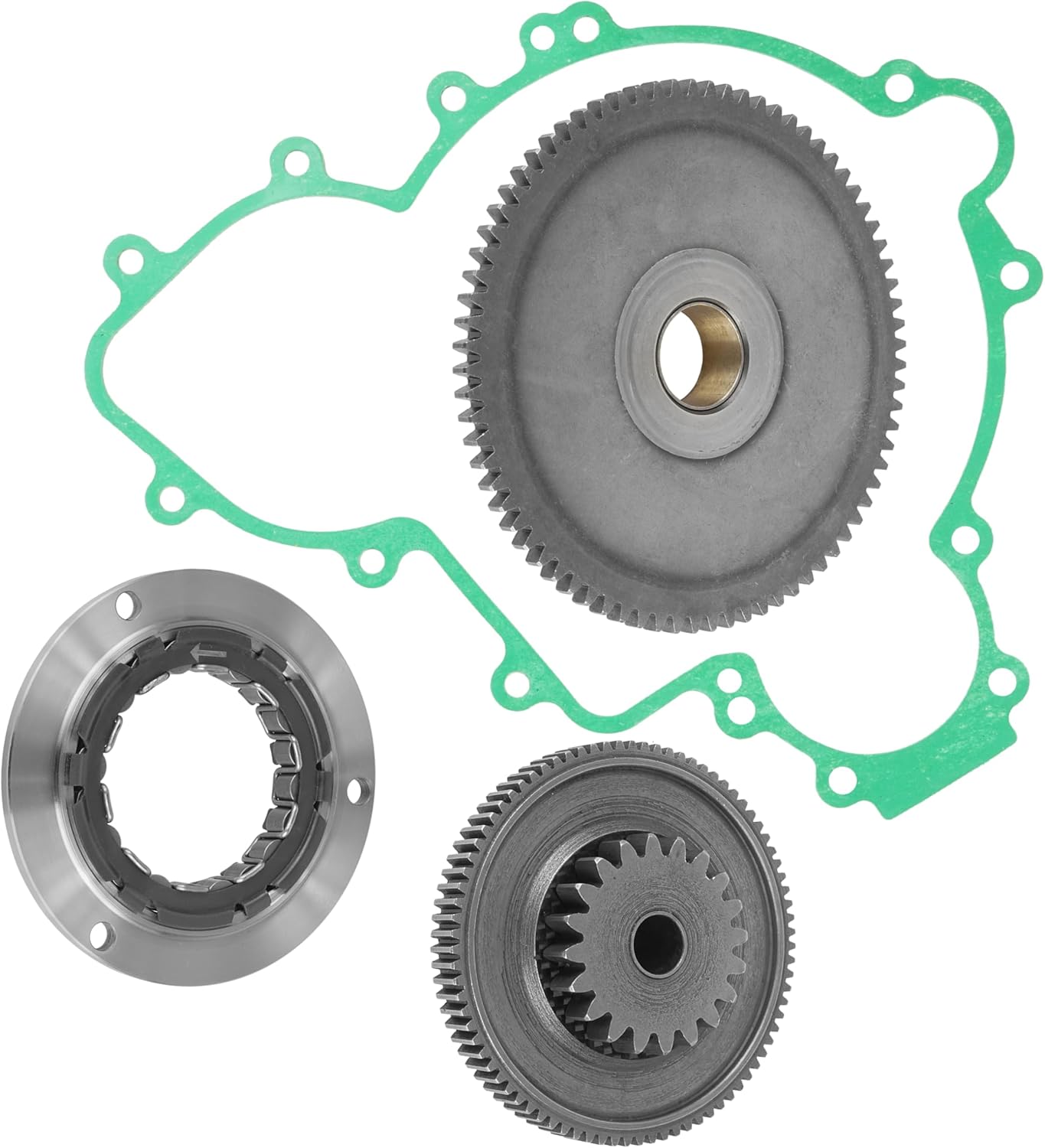 Caltric Starter Clutch Torque Limit Idler Gear Gasket Compatible with Polaris Rzr Xp 4 1000 2014 2015 2016 2017 2018 2019-2024