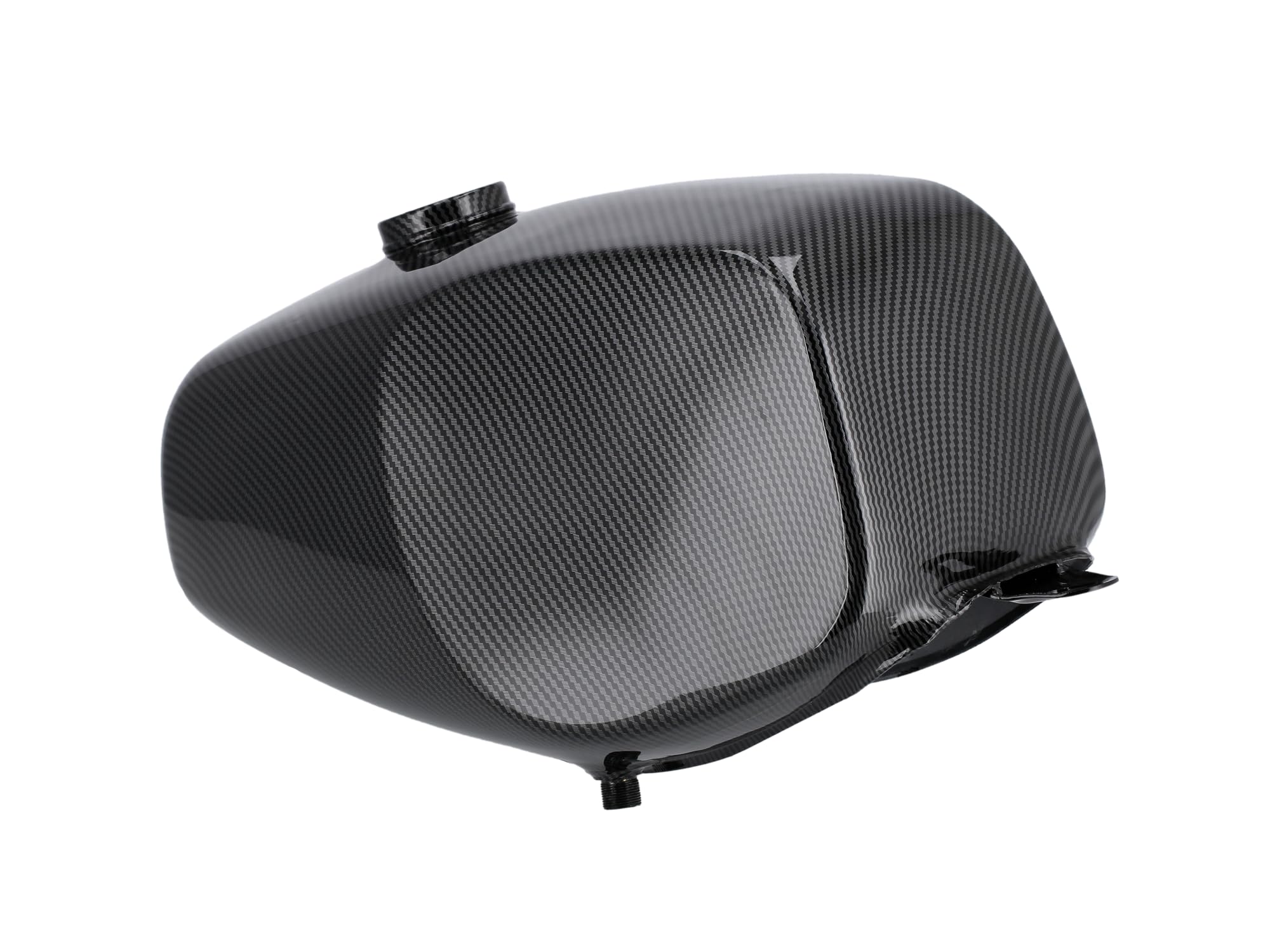 Set: Büffeltank + Seitendeckel, Carbonoptik - für Simson S50