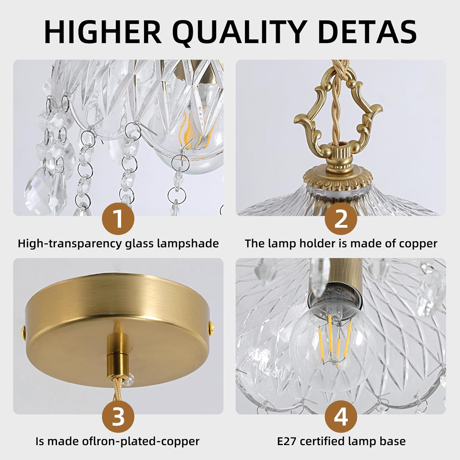 Crystal Mini Chandelier for Dining Room Modern Gold Pendant Lights Kitchen Island Brass Chandelier for Living Room E27 Hanging Lamp for Bathroom Farmhouse Entryway Hallway