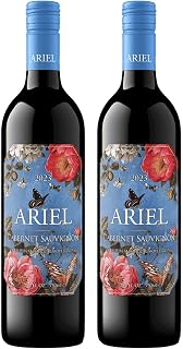 Ariel Cabernet Non-Alcoholic Red Wine Experience Bundle with Pop Socket, Seasonal Wine Pairings & Recipes, 2 Pack