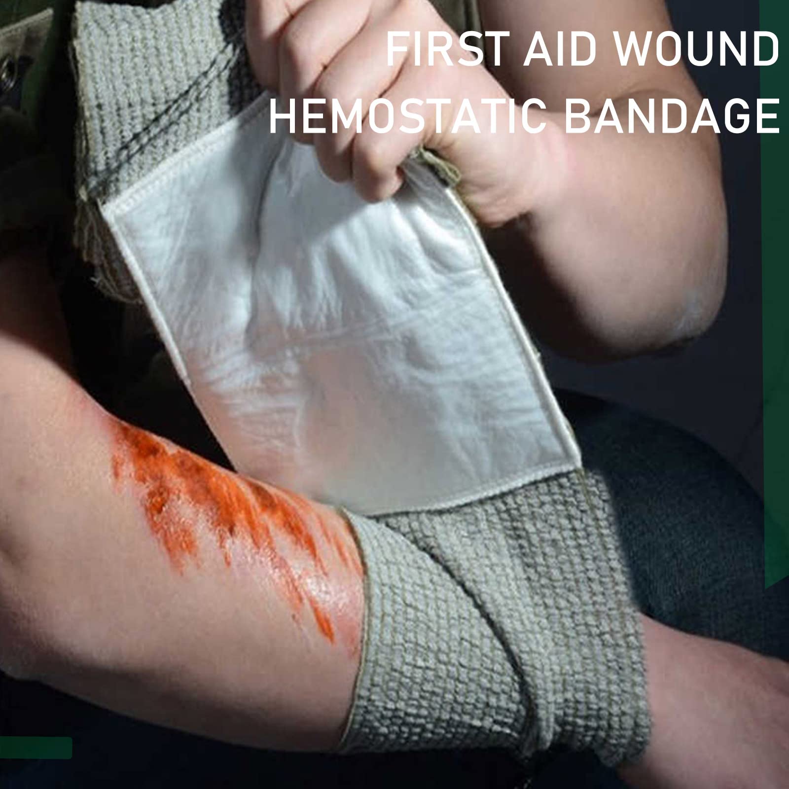 Bandage Israélien 6 Pouces - Pansement Hémostatique D'urgence - Emballage Sous Vide
