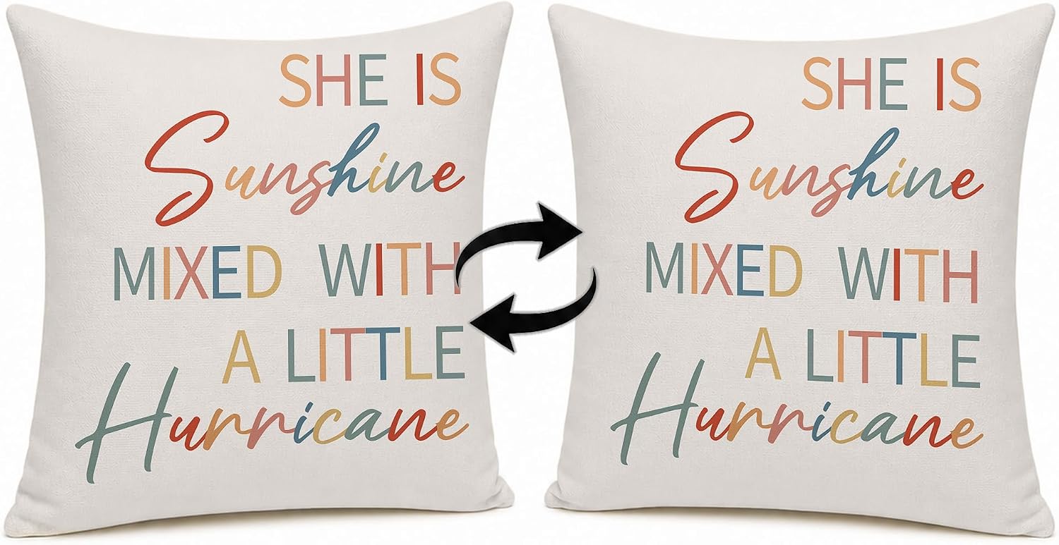 Rusenbao Kids Classroom Reading Corner Decor Throws Pillow Cover 18 x 18
